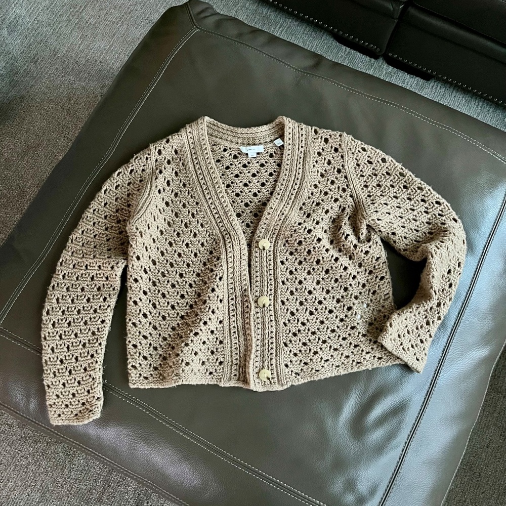 Vince tan cardigan - Picture 2 of 5